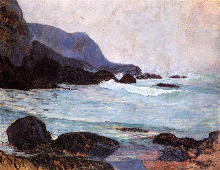The Coast of Bellangenay, c.1890 - Paul Gauguin