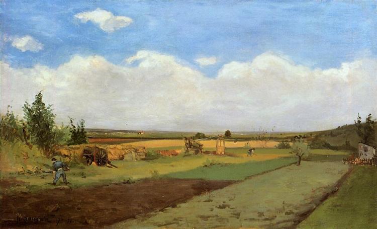 Working the land, 1873 - Paul Gauguin