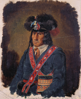 François Lucie, A Cree Half-Breed Guide, 1842 - Пол Кейн