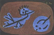 Blue bird pumpkin - Paul Klee