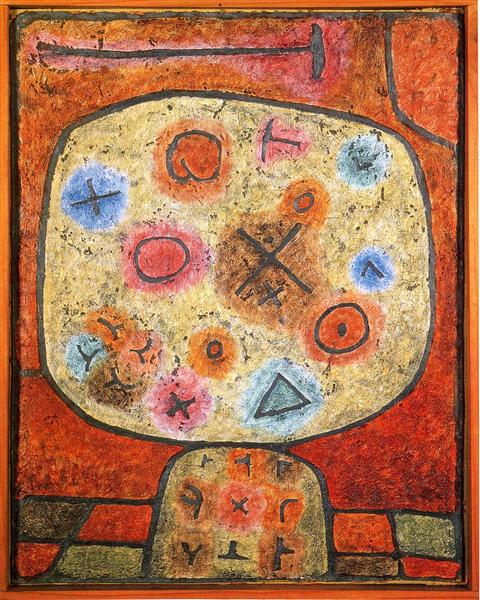 Flores na Pedra, 1939 - Paul Klee