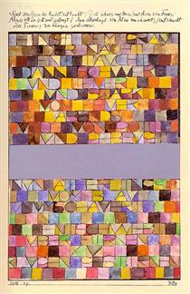 Once Emerged from the Gray of Night - Paul Klee