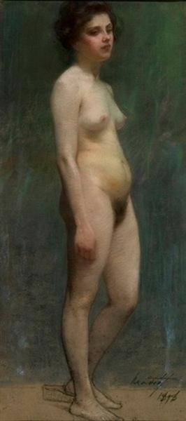Female nude, 1898 - Павлос Матиопулос