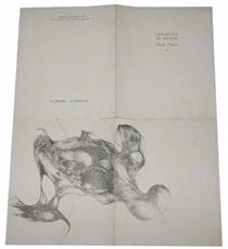 Invitation for Exhibition (Prometeu Gallery, February 1945) - Paul Paun