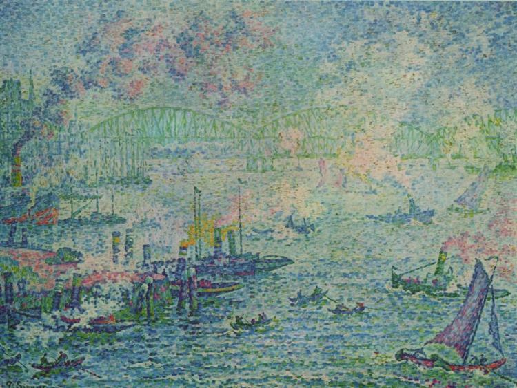 Rotterdam Harbour, 1907 - Paul Signac