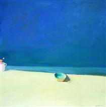 Yellow Bowl, Cup And Flowers - Paul Wonner