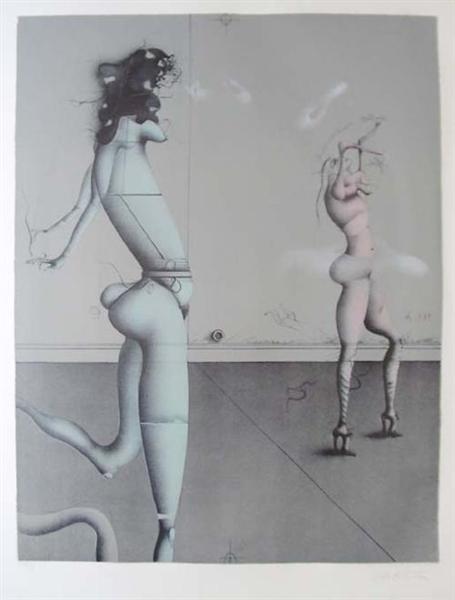 Chasing Girls, 1970 - Paul Wunderlich