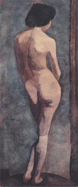 Standing female nude, c.1905 - Paula Modersohn-Becker