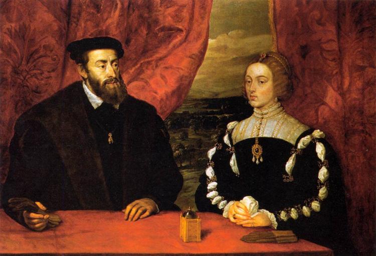Charles V and the Empress Isabella, 1628 - Pierre Paul Rubens
