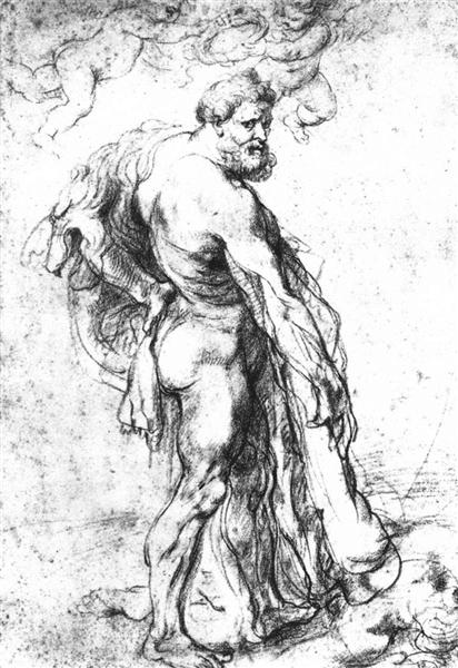 Hercules Crowned by Genii, c.1621 - 魯本斯