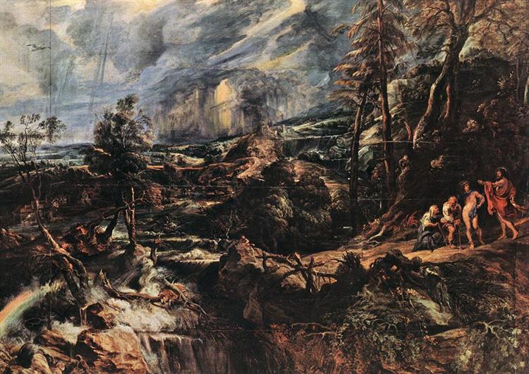 Stormy Landscape, c.1625 - Питер Пауль Рубенс