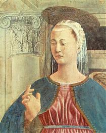 Annunciation (detail) - Piero della Francesca