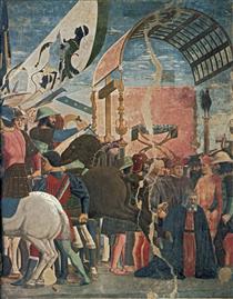 Battle between Heraclius and Chosroes (detail) - Piero della Francesca