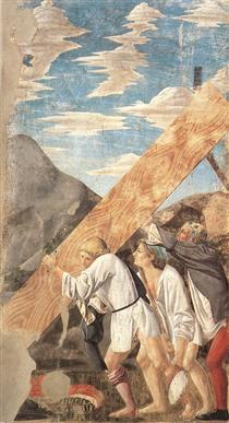 Burial of the Holy Wood - Piero della Francesca