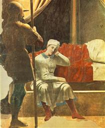 Vision of Constantine (detail) - П'єро делла Франческа