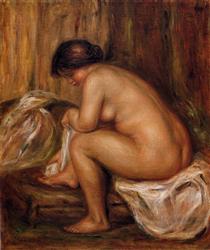 After Bathing - Pierre-Auguste Renoir