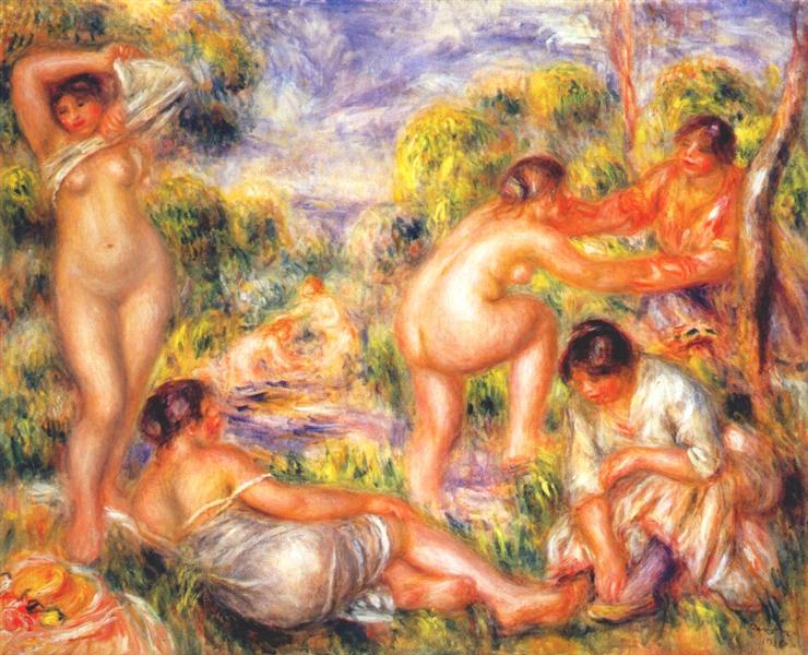Bathers, 1916 - Pierre-Auguste Renoir