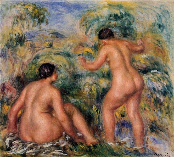 Bathers, 1917 - Pierre-Auguste Renoir