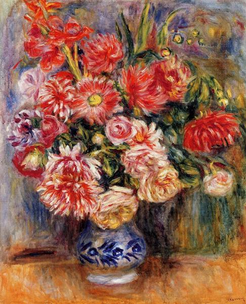 Bouquet, 1913 - 雷諾瓦
