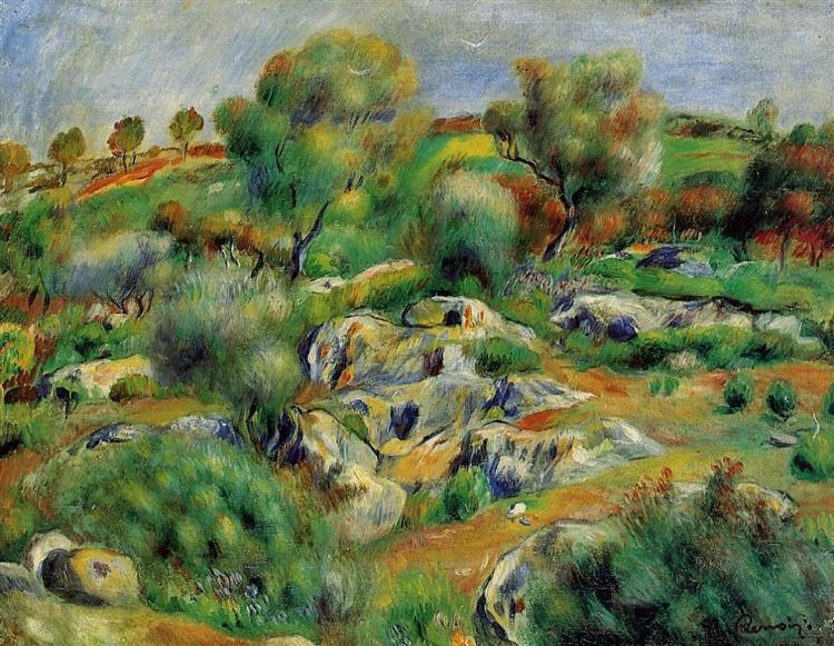 Breton Landscape, 1893 - Пьер Огюст Ренуар