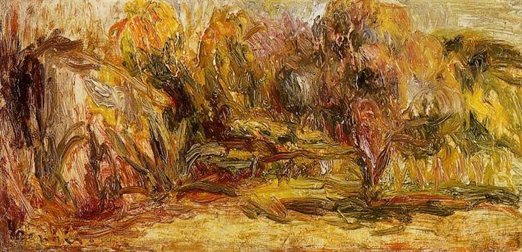 Cagnes Landscape, 1911 - Пьер Огюст Ренуар