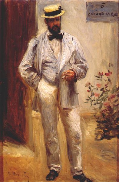 Retrato de Charles Le Coeur, 1874 - Pierre-Auguste Renoir