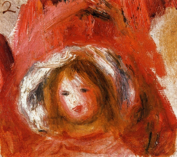 Girl with Hat - Auguste Renoir