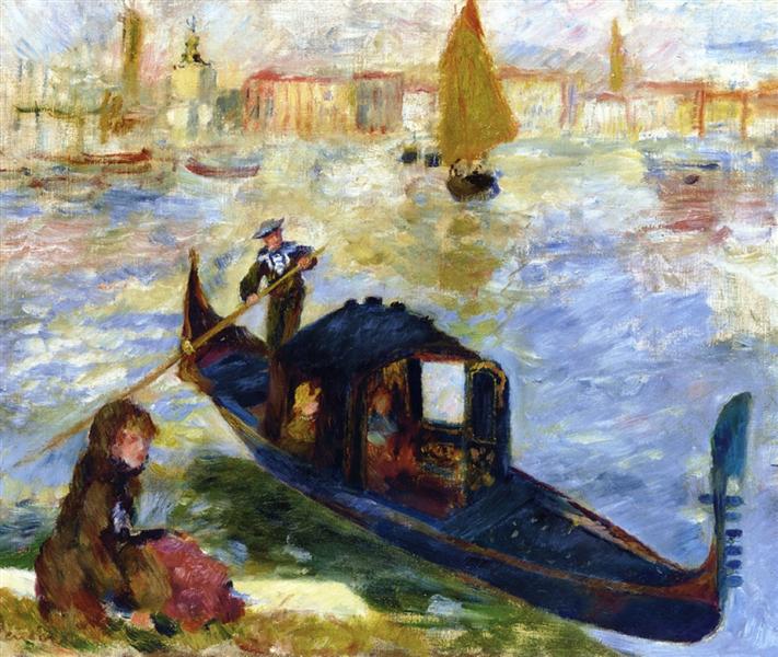 Gondola, 1881 - Pierre-Auguste Renoir