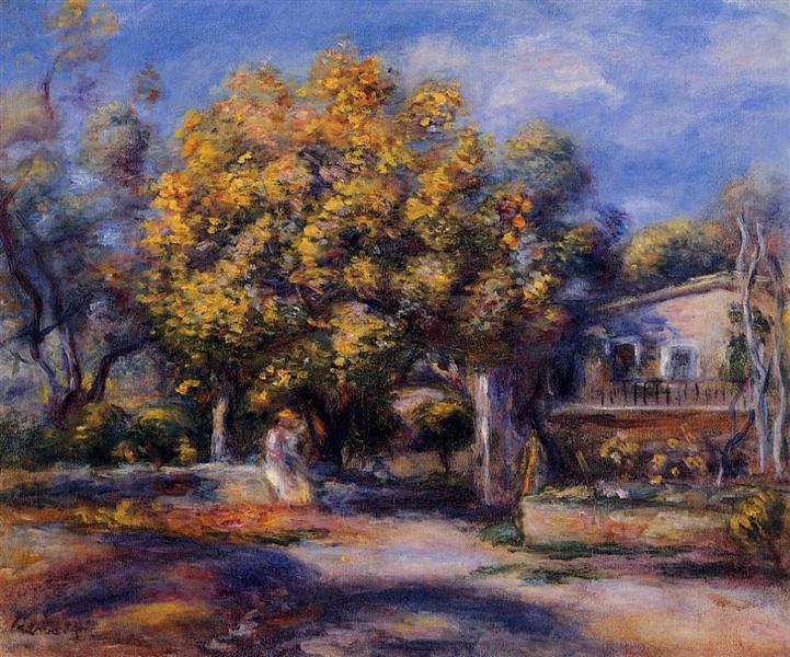 Houses at Cagnes, 1905 - Auguste Renoir