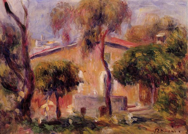 Houses in Cagnes, 1908 - П'єр-Оґюст Ренуар