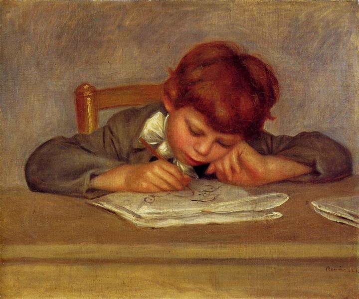 Jean Drawing, c.1901 - Pierre-Auguste Renoir