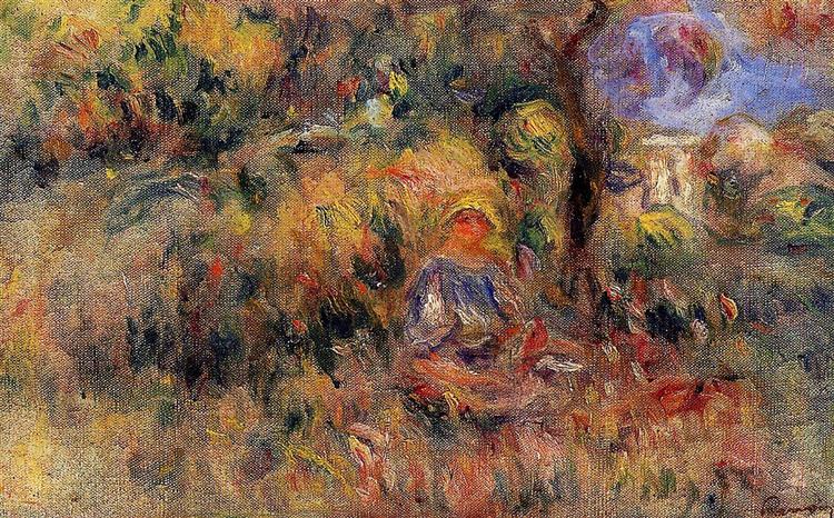 Landscape (sketch), 1917 - Pierre-Auguste Renoir