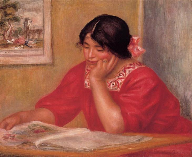 Leontine Reading, 1909 - Пьер Огюст Ренуар