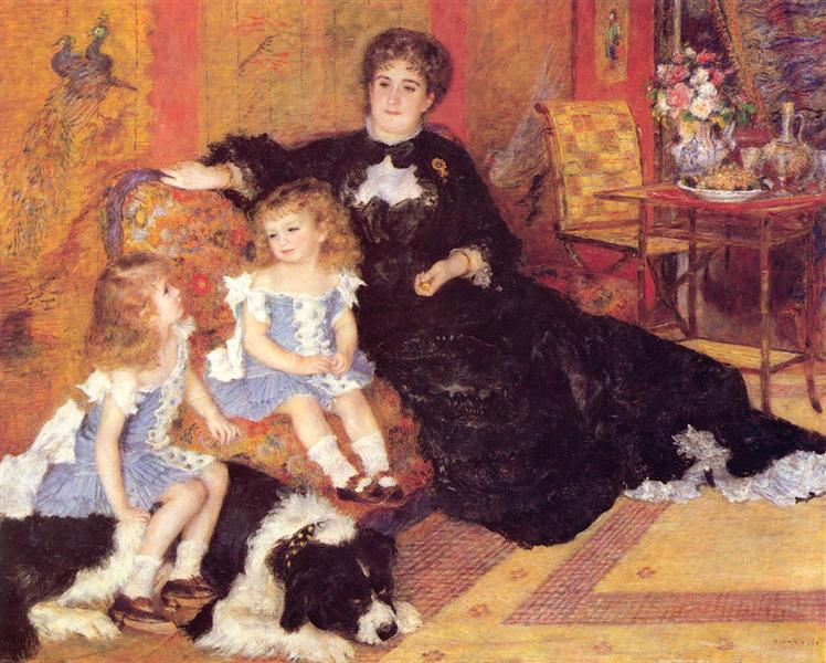 Madame Georges Charpentier and her Children, 1878 - Пьер Огюст Ренуар