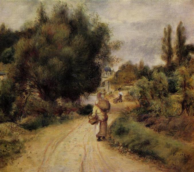 On the Banks of the River, 1895 - Pierre-Auguste Renoir