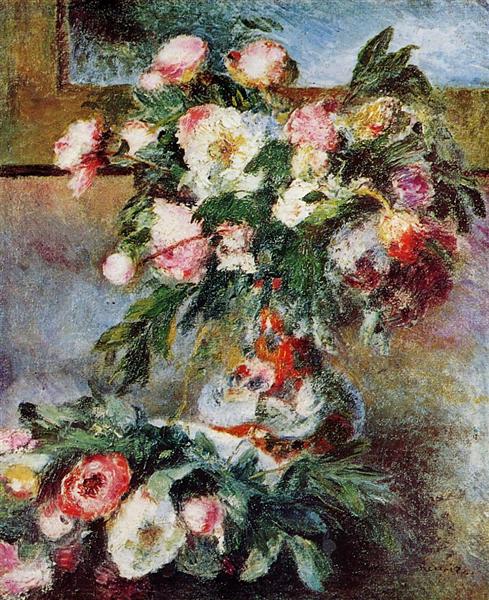 Peonies, 1878 - Pierre-Auguste Renoir