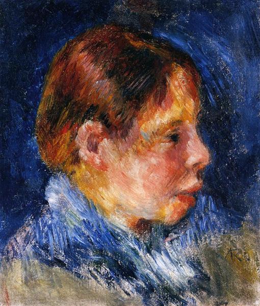 Portrait of a Child - Auguste Renoir