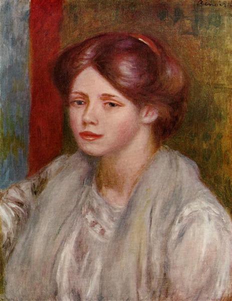 Portrait of a Young Woman, c.1883 - 1887 - Pierre-Auguste Renoir