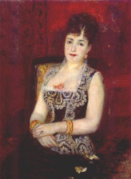 Portrait of the countess pourtales, 1877 - Пьер Огюст Ренуар
