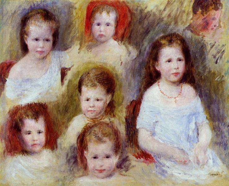 Portraits of Marie Sophie Chocquet, 1876 - Pierre-Auguste Renoir