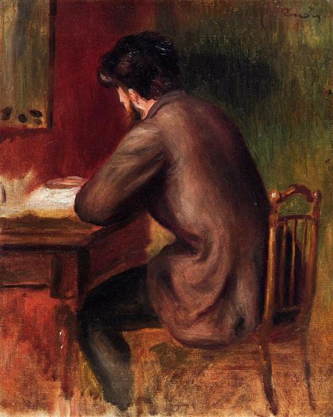 Posthumous Portrait of Frederic Bazille, c.1885 - Pierre-Auguste Renoir