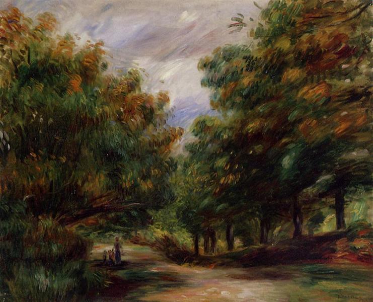 Road near Cagnes, 1905 - 雷諾瓦