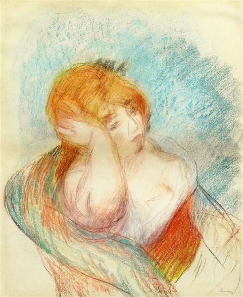 Seated Woman - Auguste Renoir