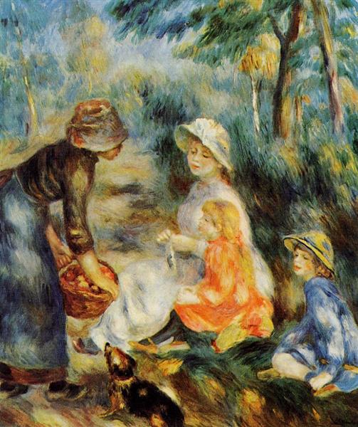 The Apple Seller, 1890 - Pierre-Auguste Renoir