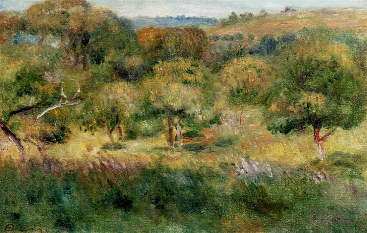 The Edge of the Forest in Brittany, 1893 - Pierre-Auguste Renoir