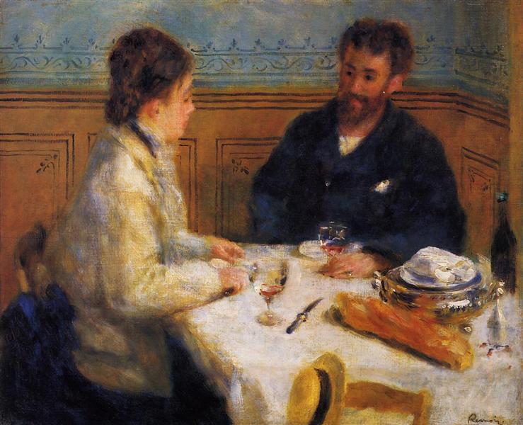 The Luncheon, c.1879 - Пьер Огюст Ренуар