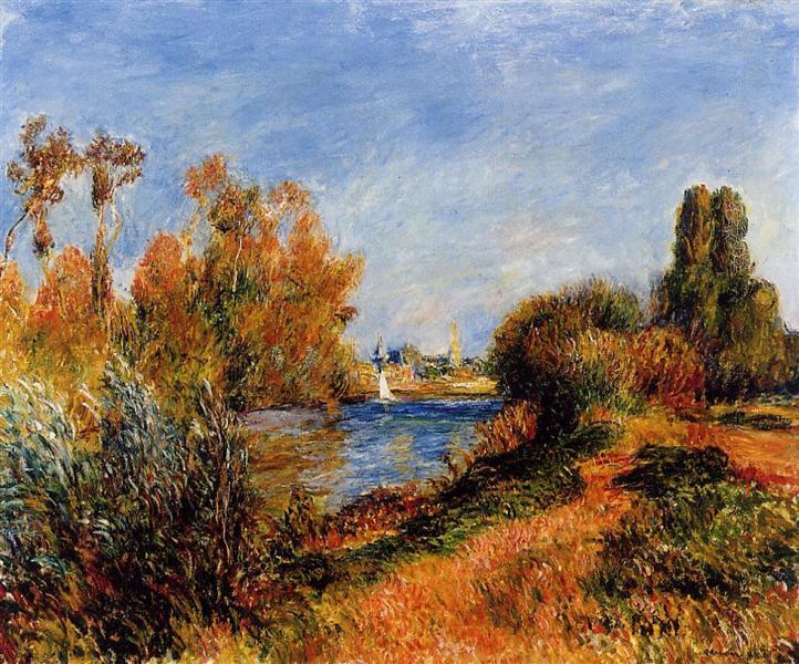The Seine at Argenteuil, 1888 - П'єр-Оґюст Ренуар