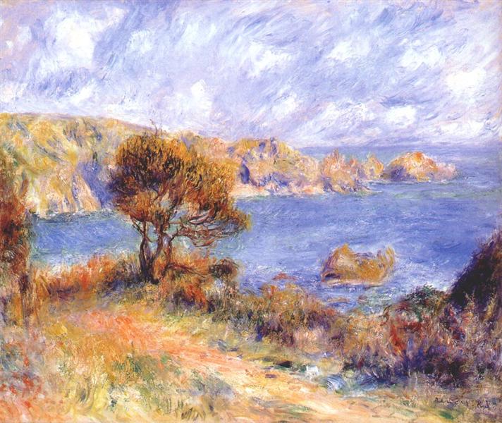 View at guernsey, 1883 - Auguste Renoir