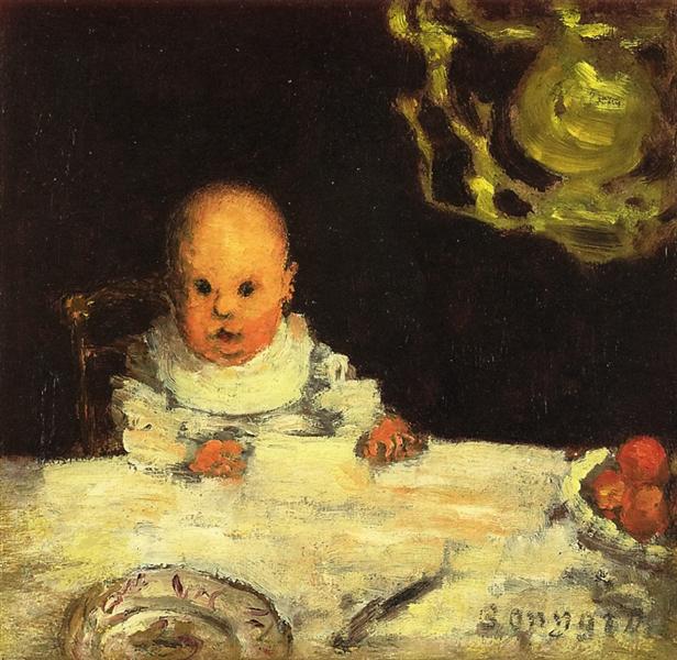 Child at Table, 1893 - 皮爾·波納爾