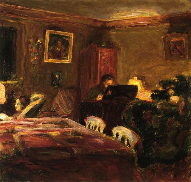 Claude Terrasse at the Piano - Pierre Bonnard